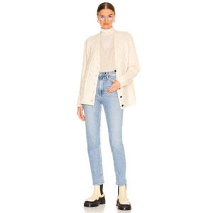 NEW! RE/DONE Sz 28 70s Straight Mid 90s Denim Blue Jeans $275 msrp Revolve I10-3